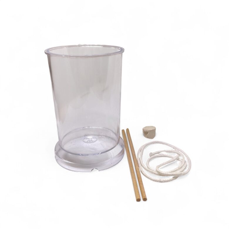 Pillar candle mold cylinder, 1 pc